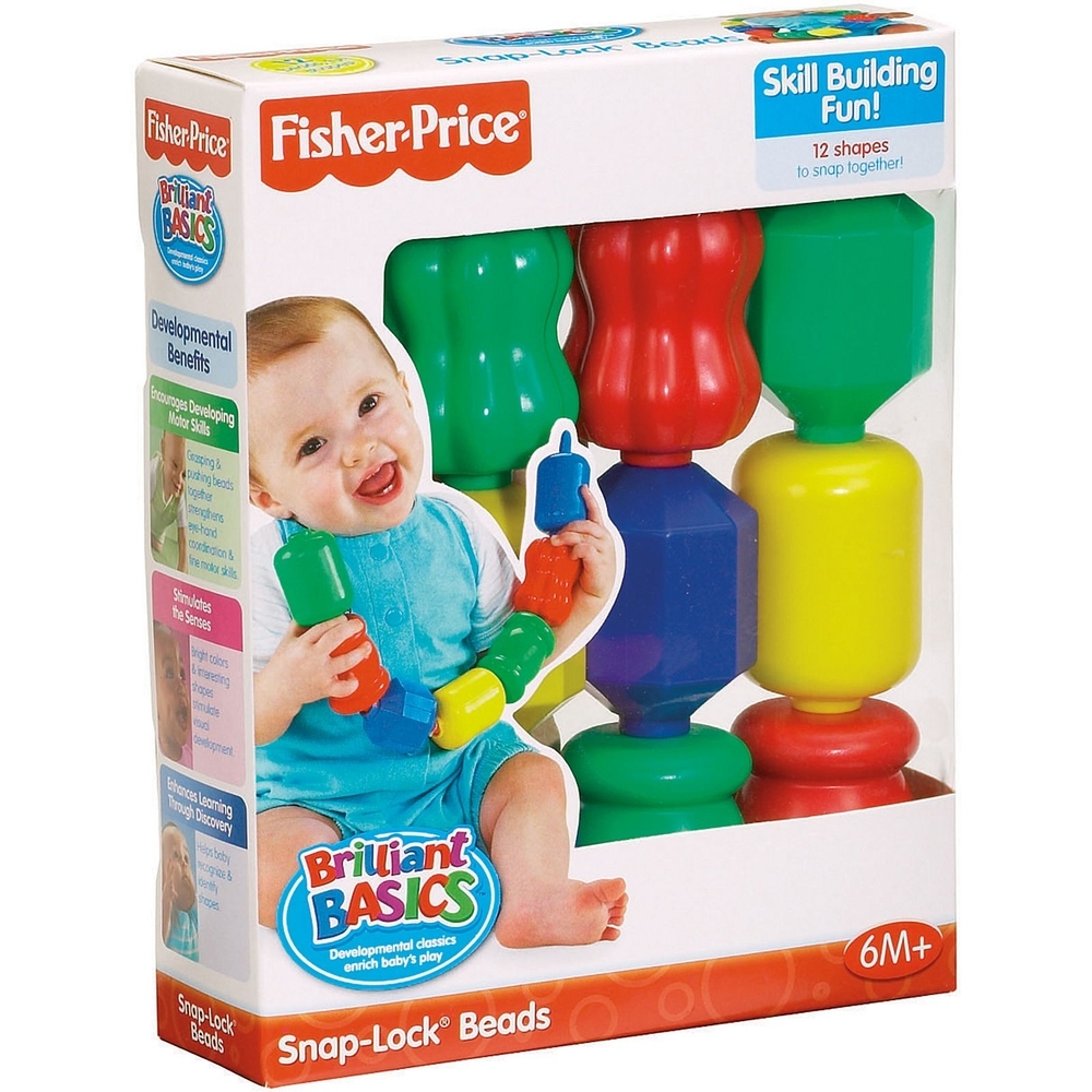 

Fisher price snap lock beads multicolor