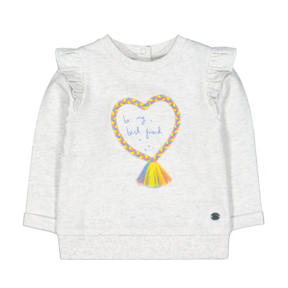 

Heart Best Friend Frill Sweat Top