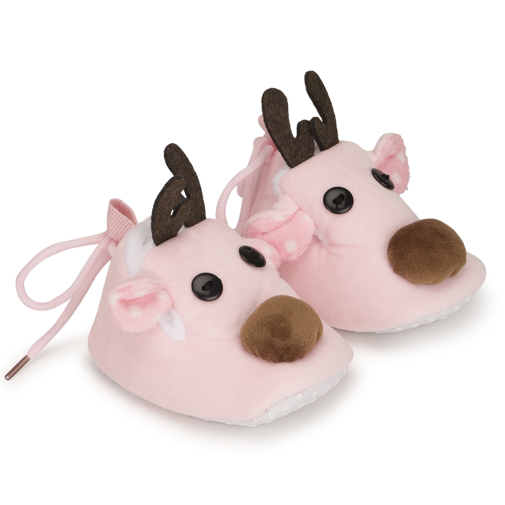 

Girls Socktop Deer Embroidery-Multicolor