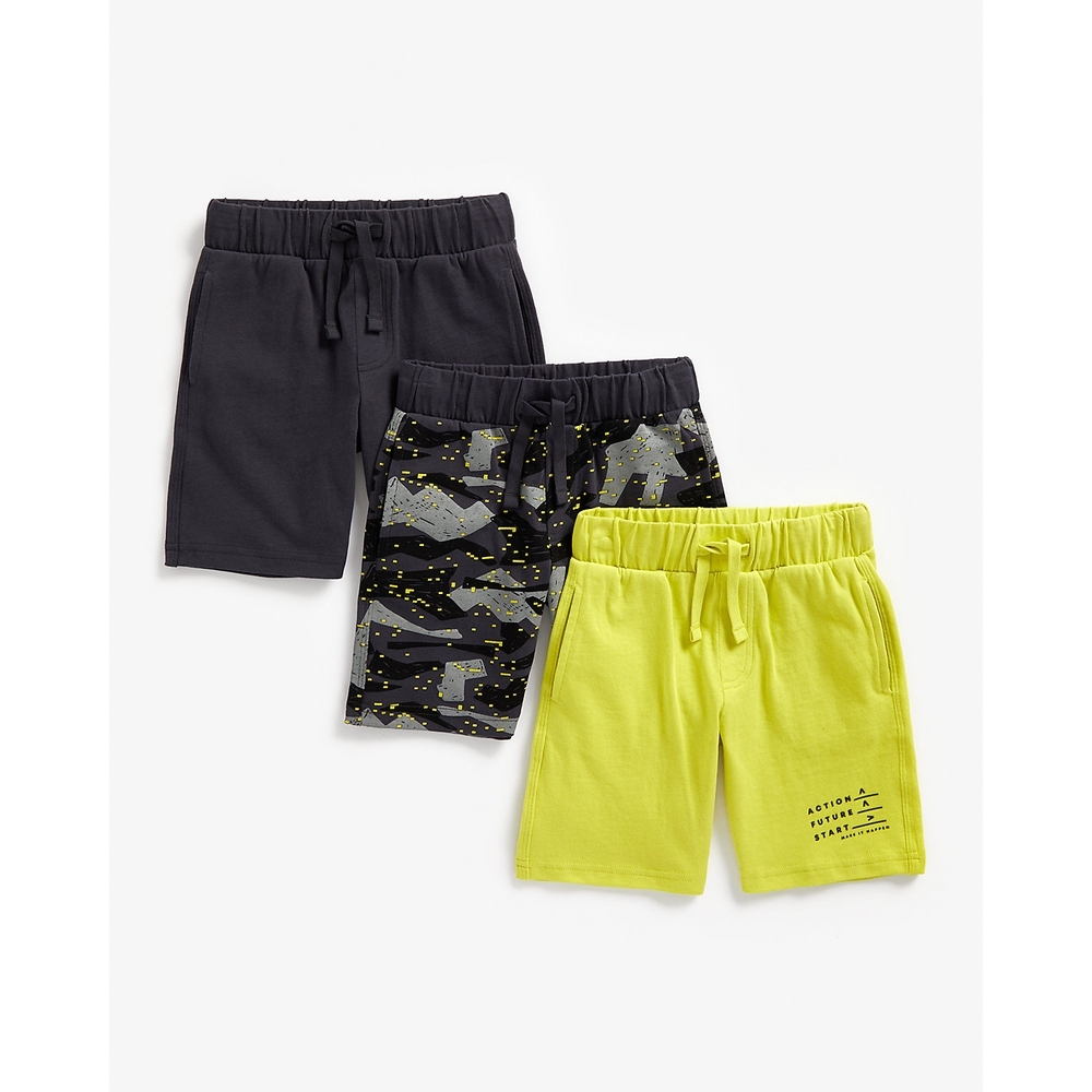 

Boys Shorts -Pack of 3-Multicolor