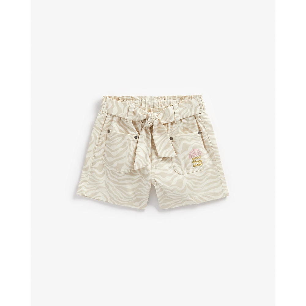 

Girls Shorts Striped-Cream