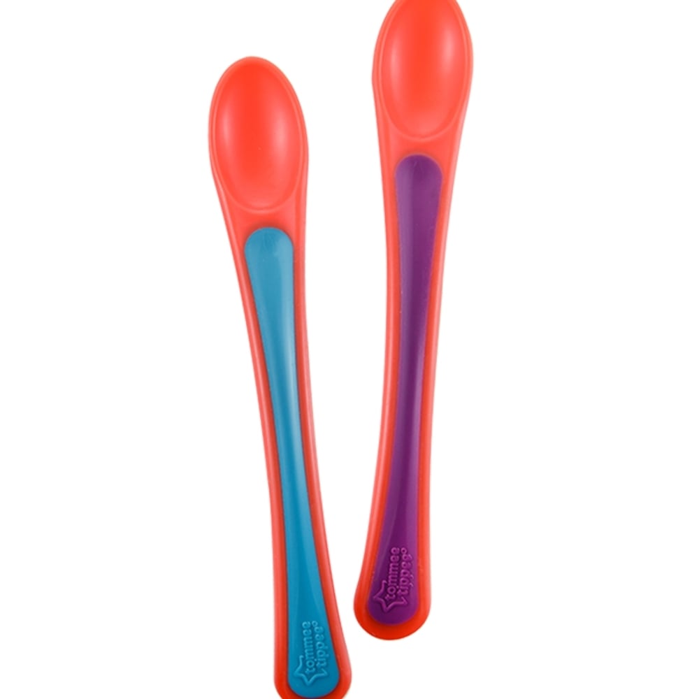 

Tommee tippee heat sensing spoons red pack of 2