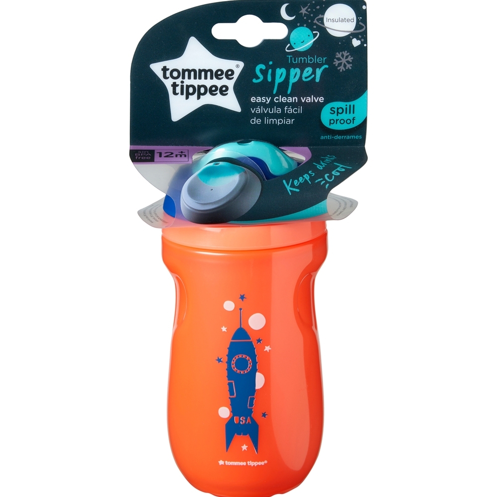 

Tommee tippee insulated tumbler cup orange 270ml