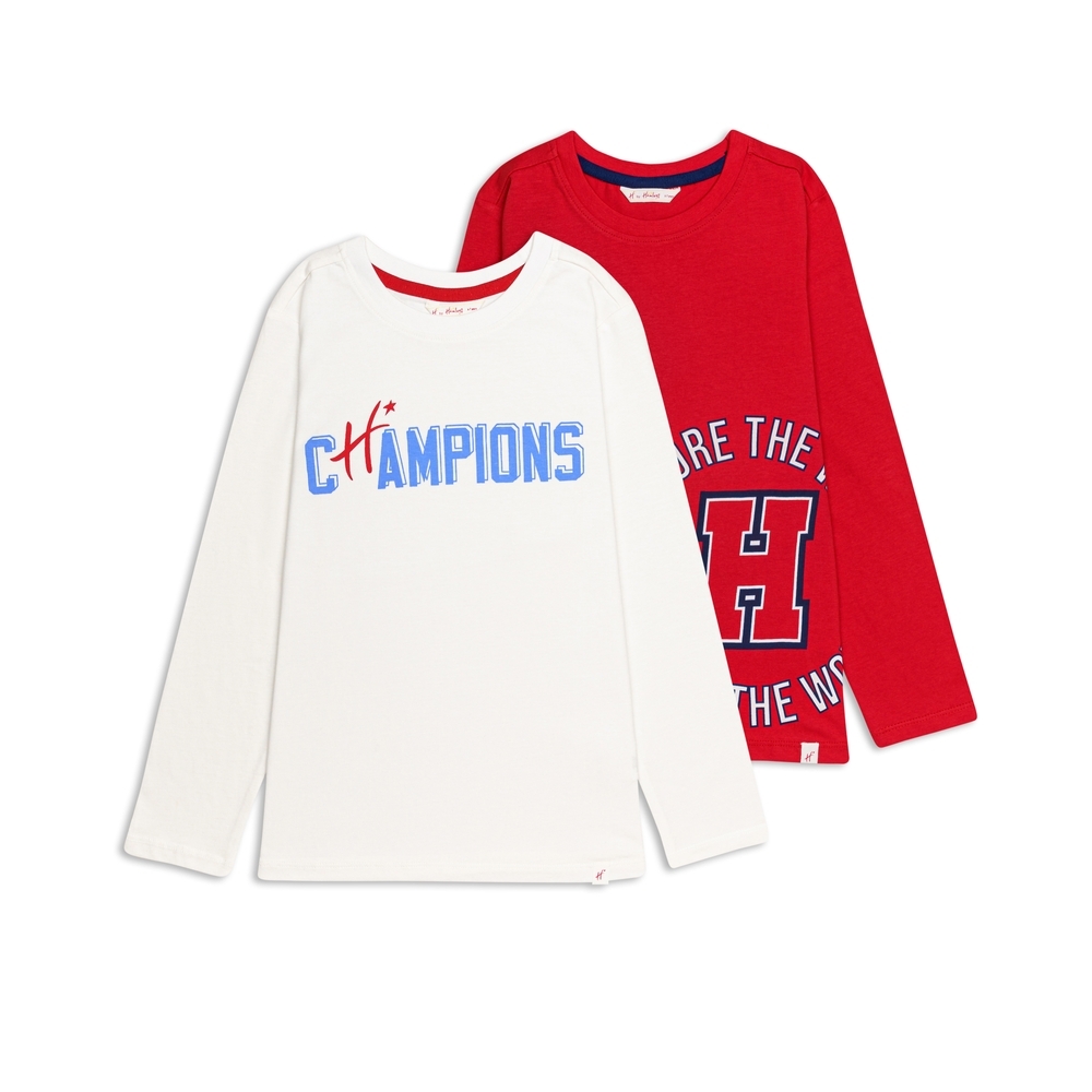 

Boys Short Sleeves T-Shirt -Pack Of 2-Multi