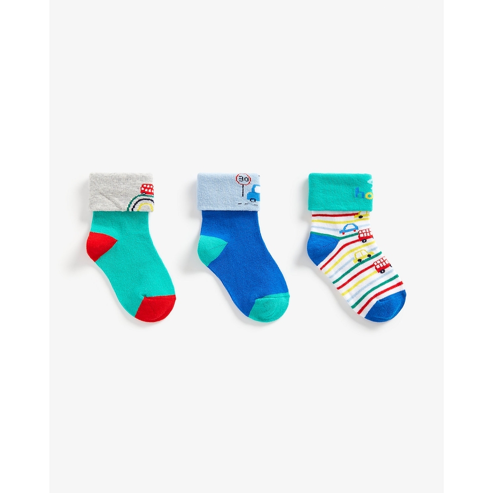 

Boys Socks -Pack of 3-Multi