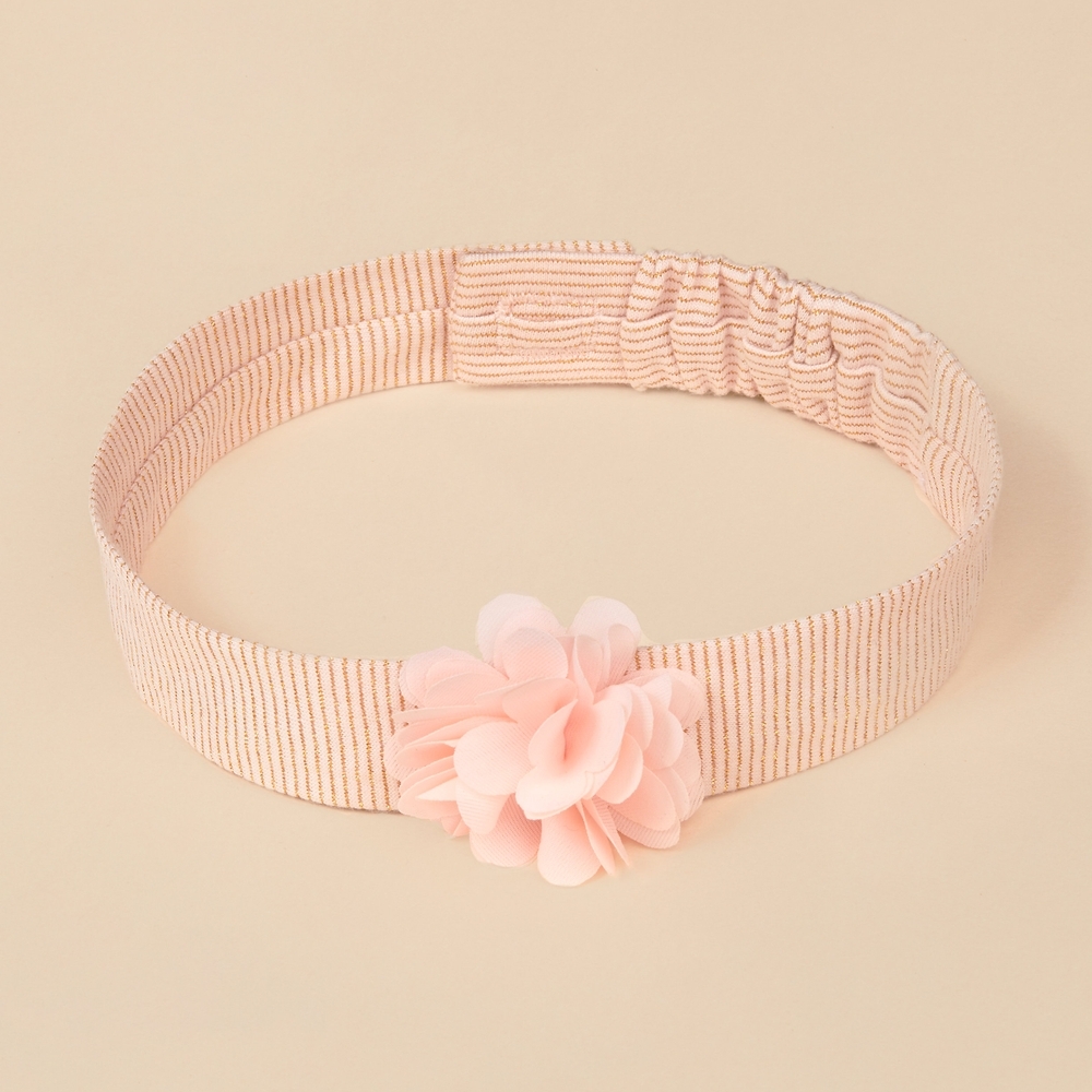 

Girls Headband Flower Details - Pink