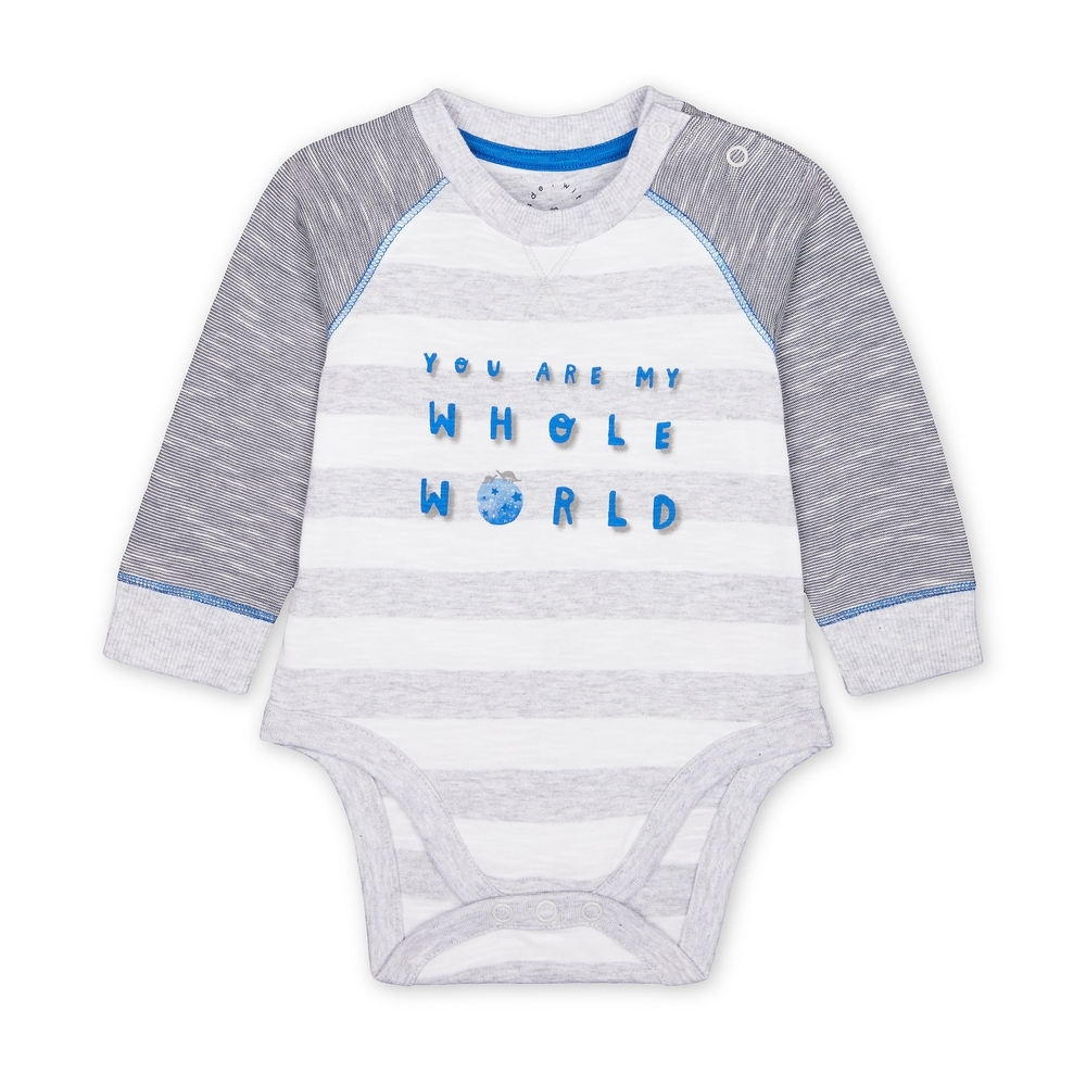 

Boys Full Sleeves Bodysuit 3D Dino Spikes - Multicolor