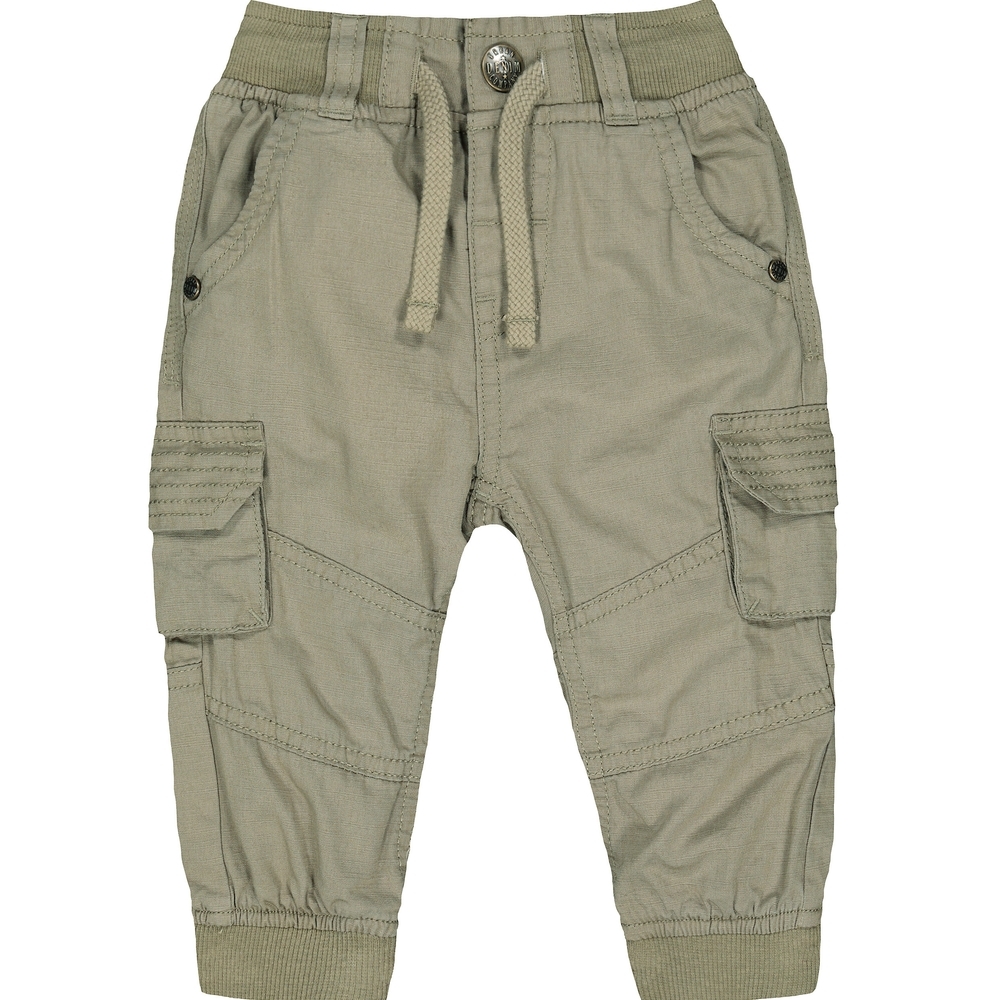 

Boys Cargo Patch Pocket With Ribwaist - Khaki