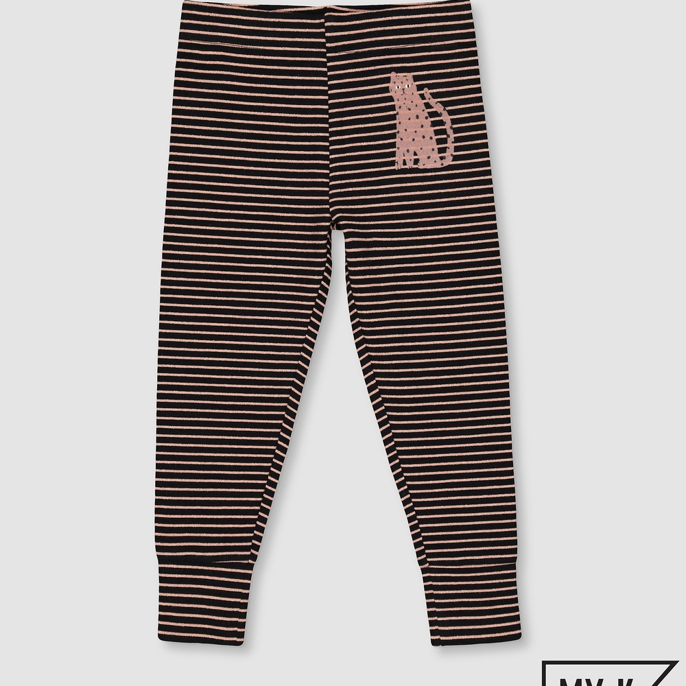 

Girls Legging Striped - Black
