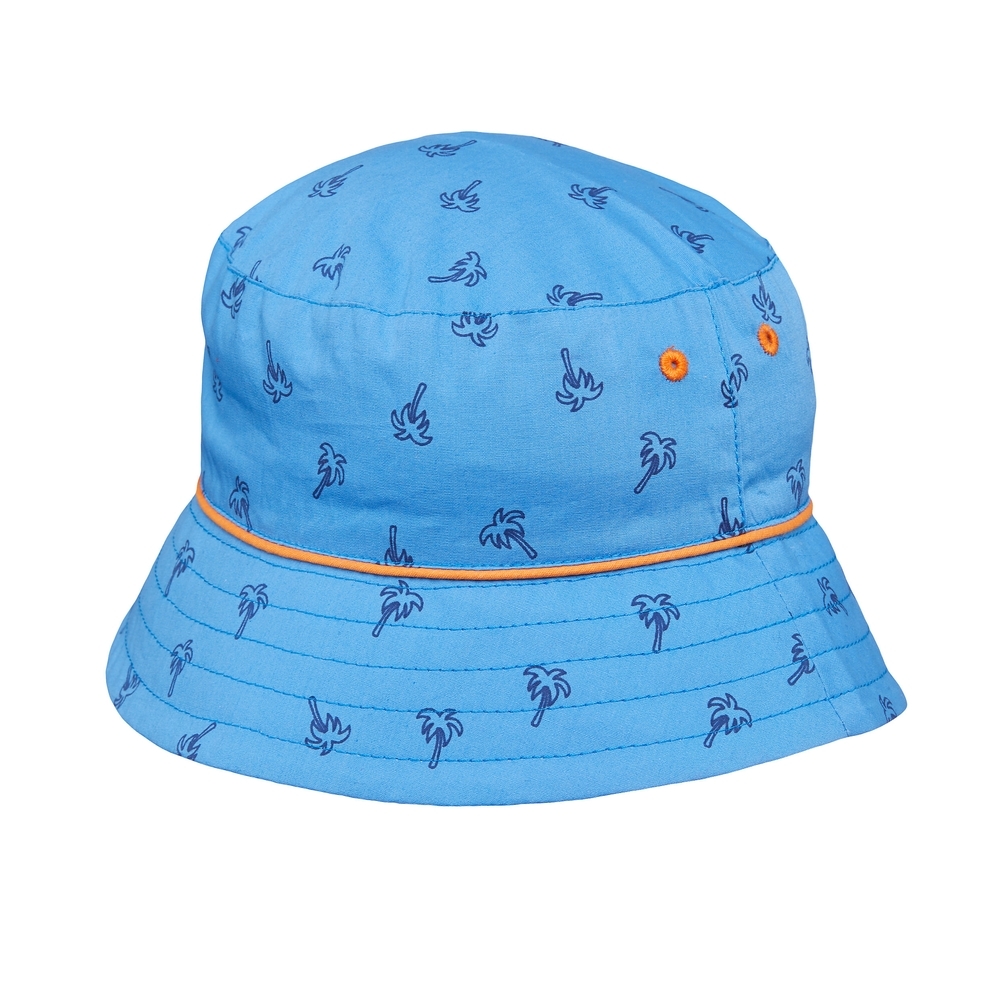 

Boys Hat Palm Tree Print - Blue