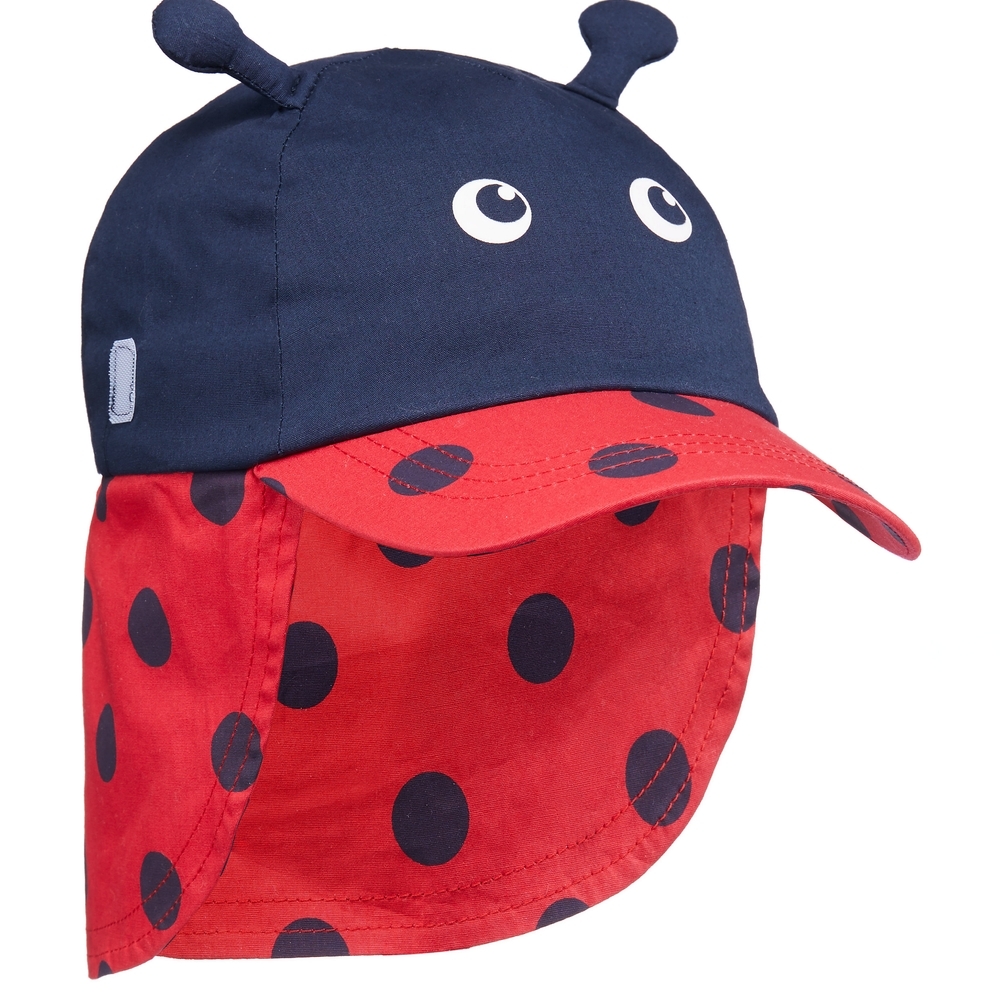 

Girls Ladybird Hat 3D Details - Red