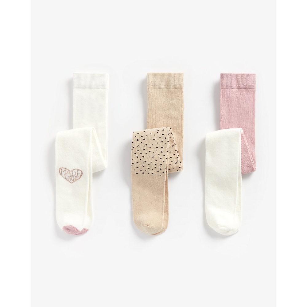 

Girls Tights Cat Design - Pack Of 3 - Multicolor