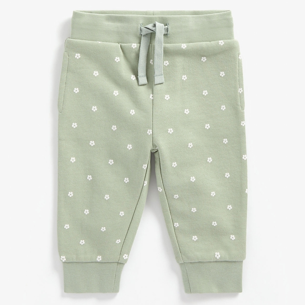 

Girls Joggers Flower Print - Khaki