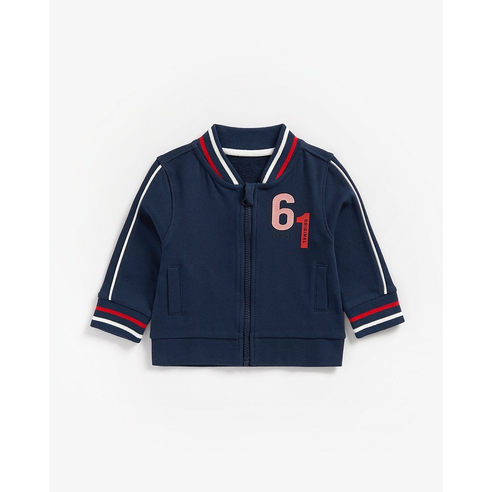 

Boys Full Sleeves Sweatshirt Zip Opening - Navy