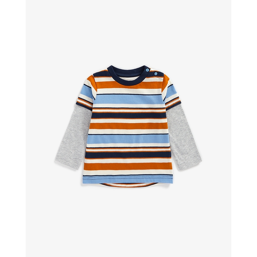 

Boys Full Sleeves T-Shirt Striped - Multicolor