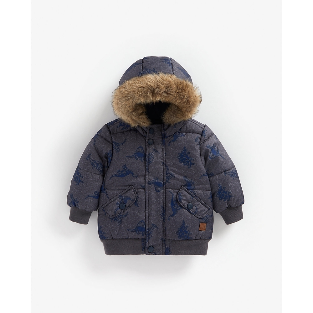 

Boys Sleeveless Bomber Jacket Hooded - Navy