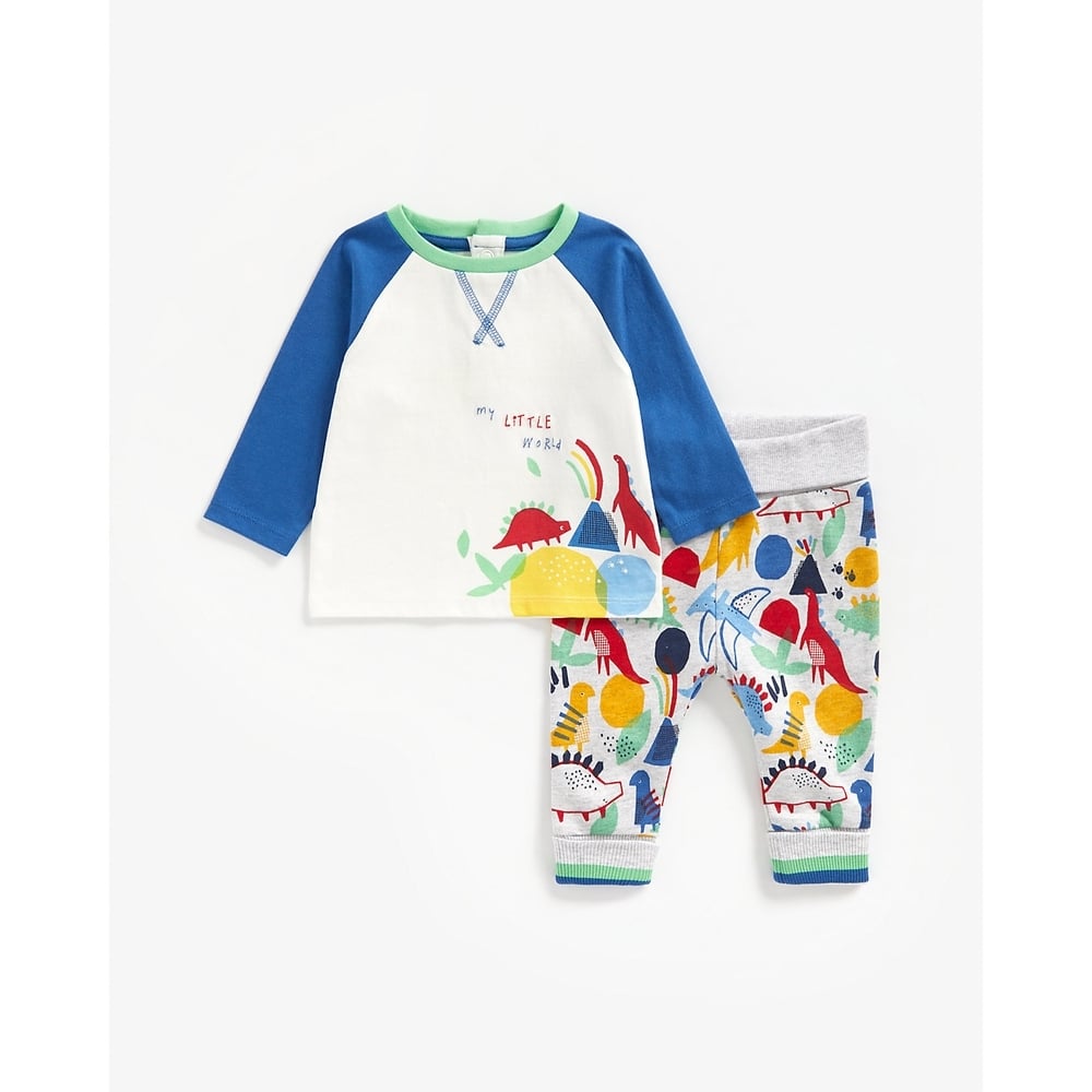 

Boys Full Sleeves Jog Set Dino Print - Multicolor