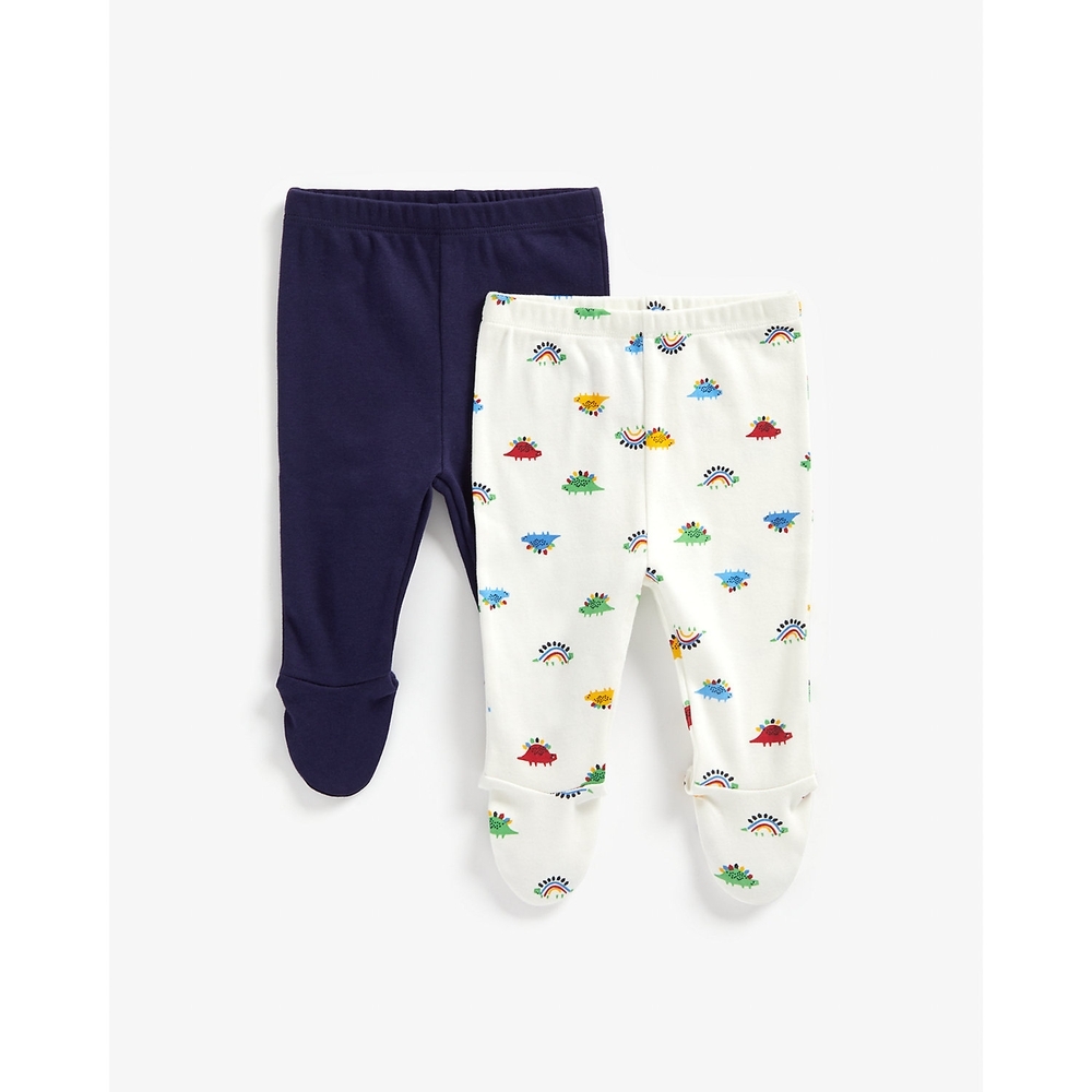 

Boys Leggings Dino Print - Pack Of 2 - Multicolor