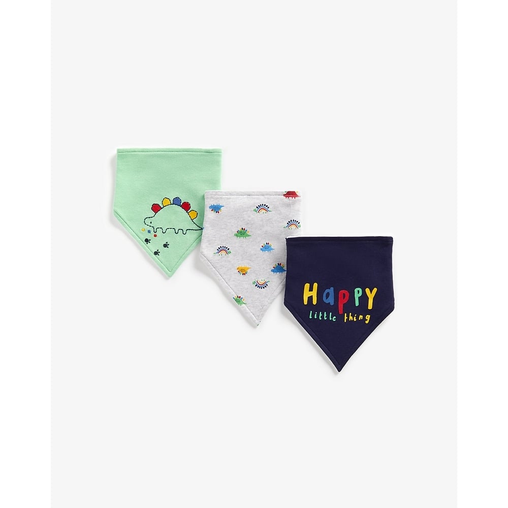 

Boys Bibs Dino Embroidery - Pack Of 3 - Multicolor