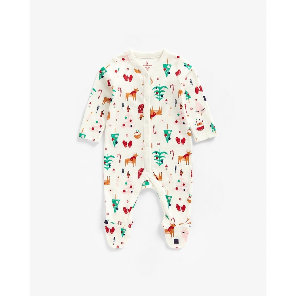 

Unisex Full Sleeves Sleepsuit Jungle Design-Multicolor