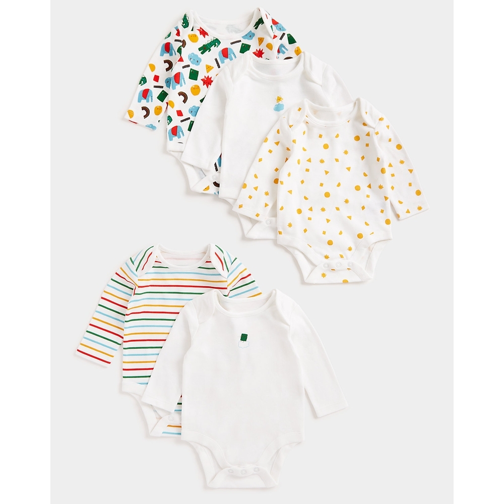

Unisex Full Sleeves Bodysuits Bright Prints-Multicolor