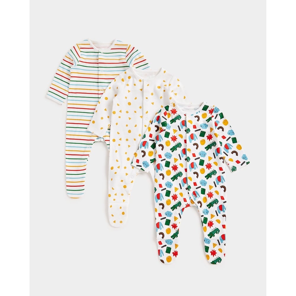 

Unisex Full Sleeves Sleepsuits All Over Print-Multicolor