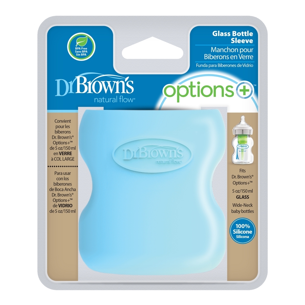 

Dr Brown's Glass Bottle Sleeve Blue 150ml