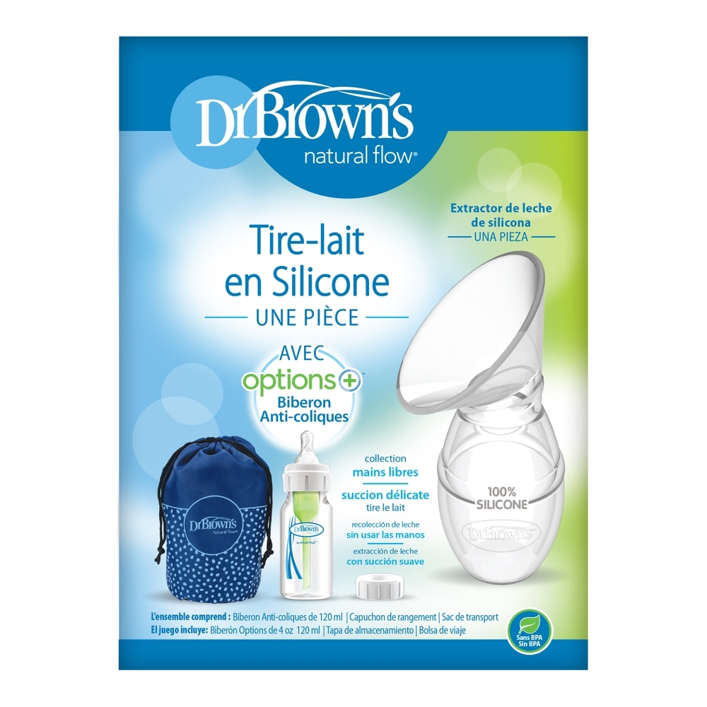 

Dr Brown's One-Piece Silicone Breast Pump White 120ml