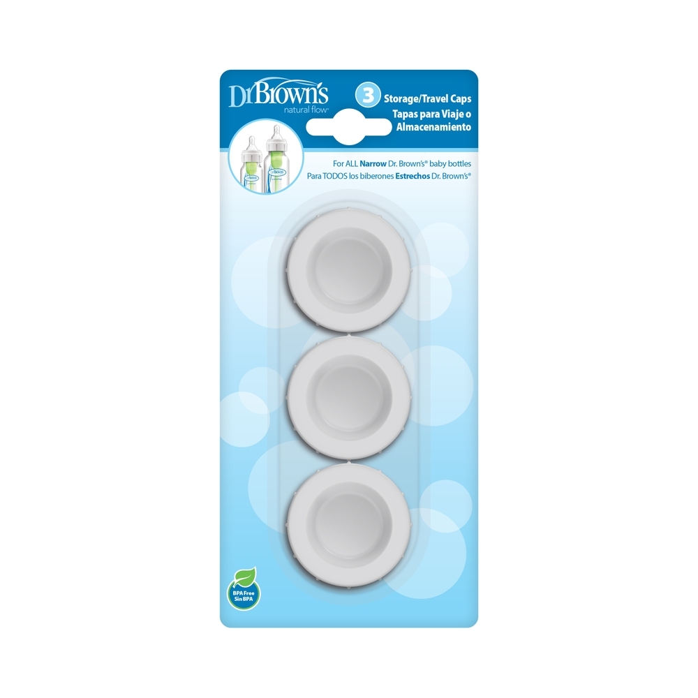 

Dr Brown's Narrow Bottle Storage Cap White Pack of 3