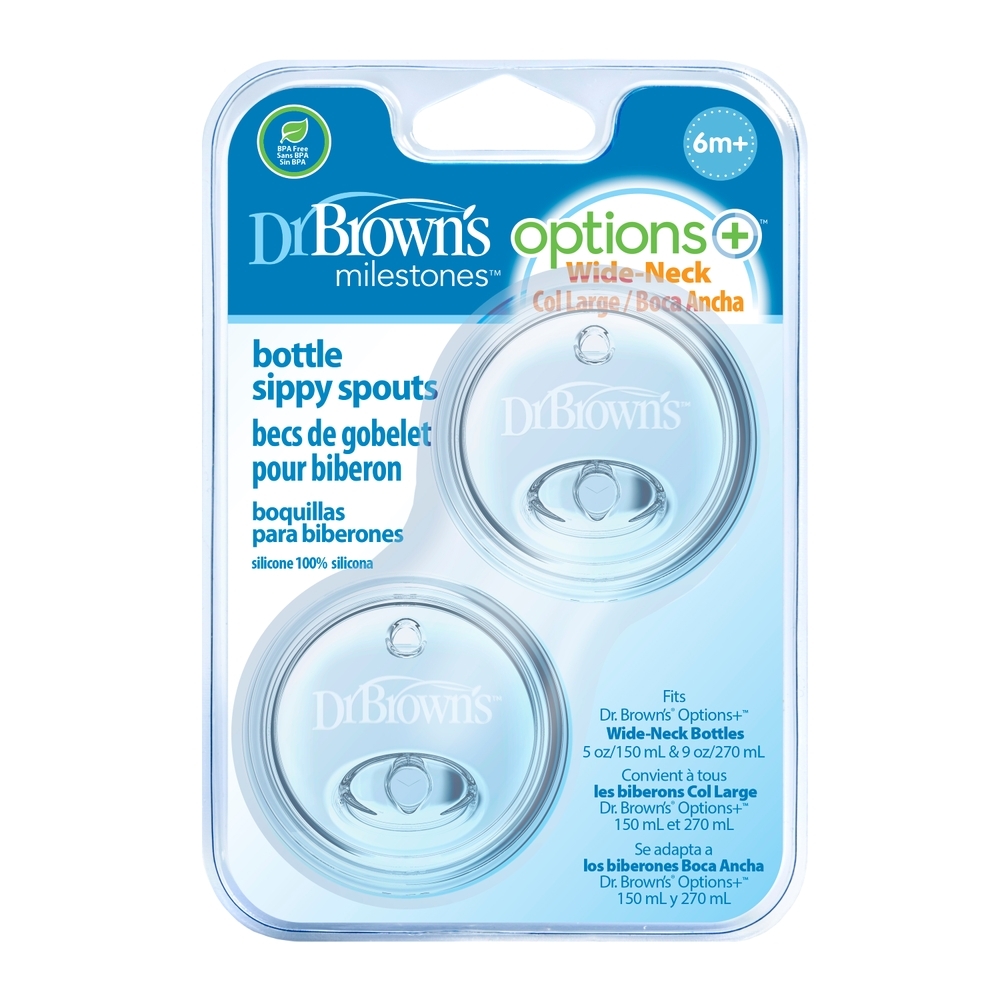 

Dr Brown's Wide Neck Sippy Spout Pack of 2