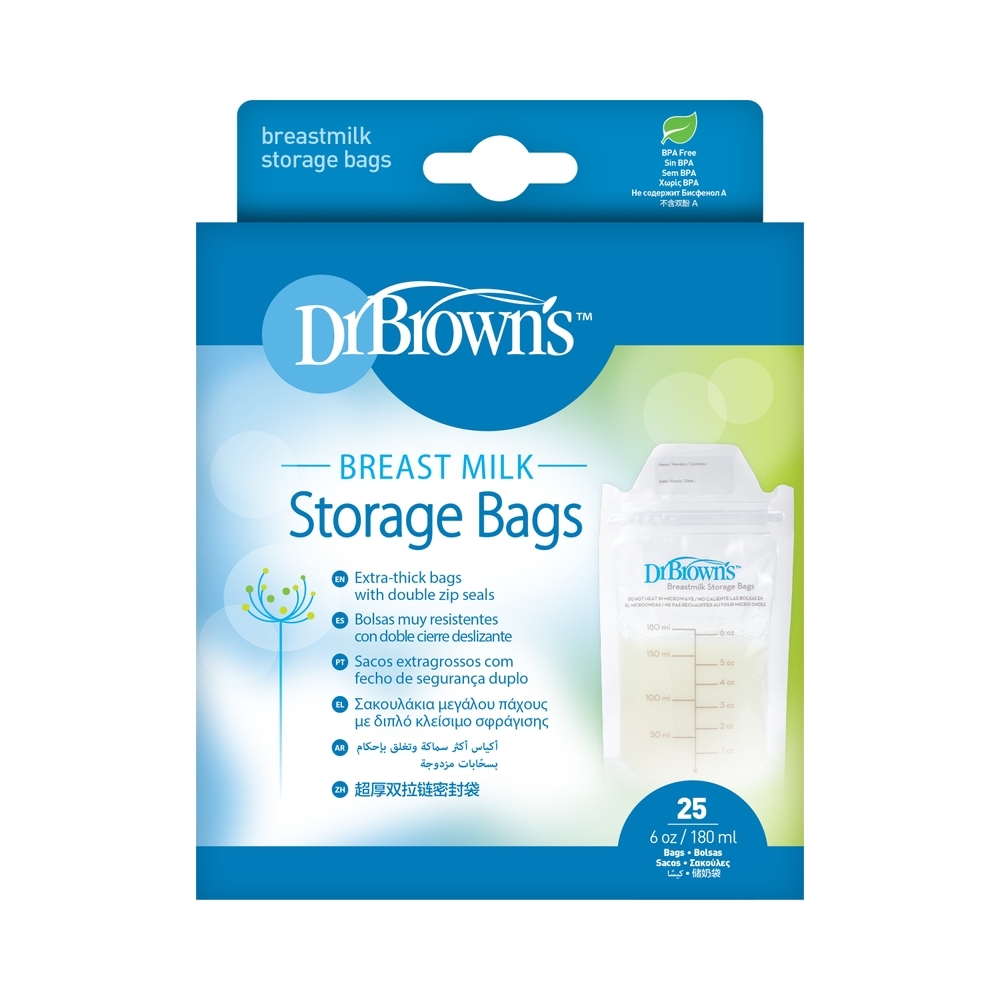 

Dr Brown's Breastmilk Storage Bags Pack of 25
