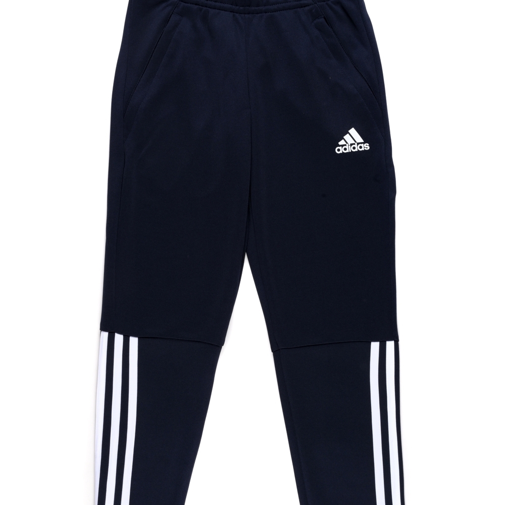 

Adidas Girls 3Stripes Tapered Pants -Blue