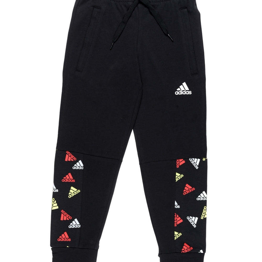 

Adidas Girls Aop Plain Pants -Black