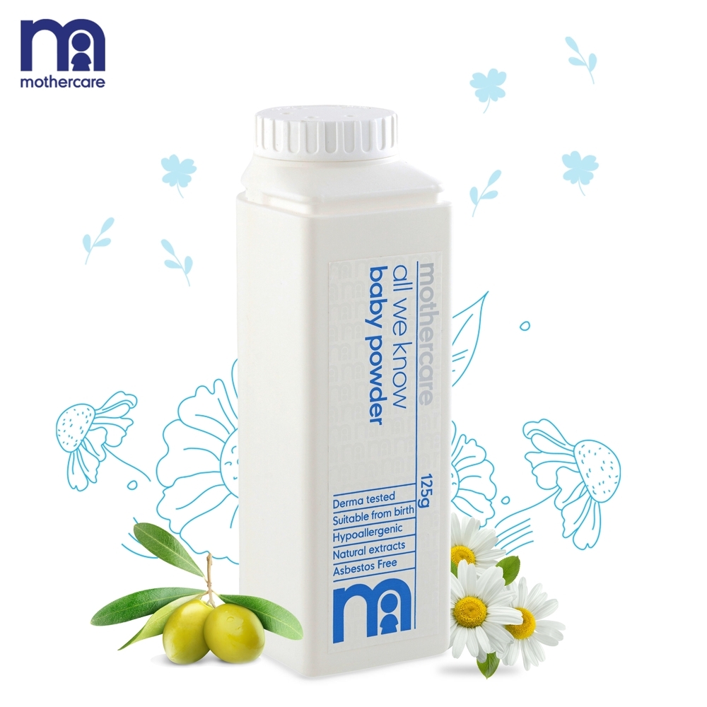 

Mothercare all we know baby powder 125g
