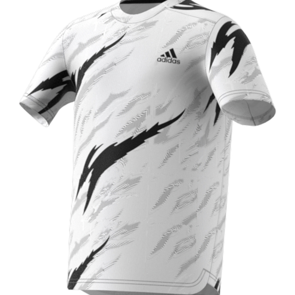 

Adidas Boys D4S Aop T-Shirts-White