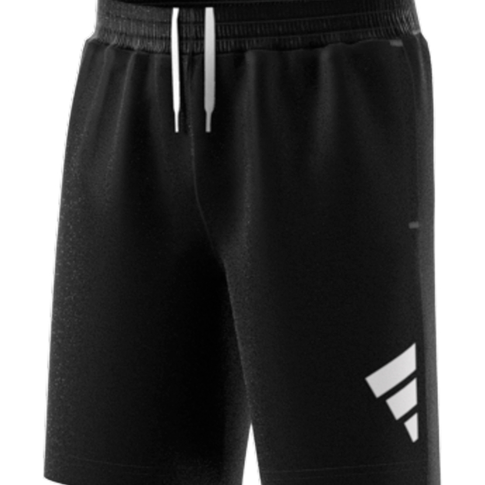 

Adidas Boys 3 Bar Shorts-Black