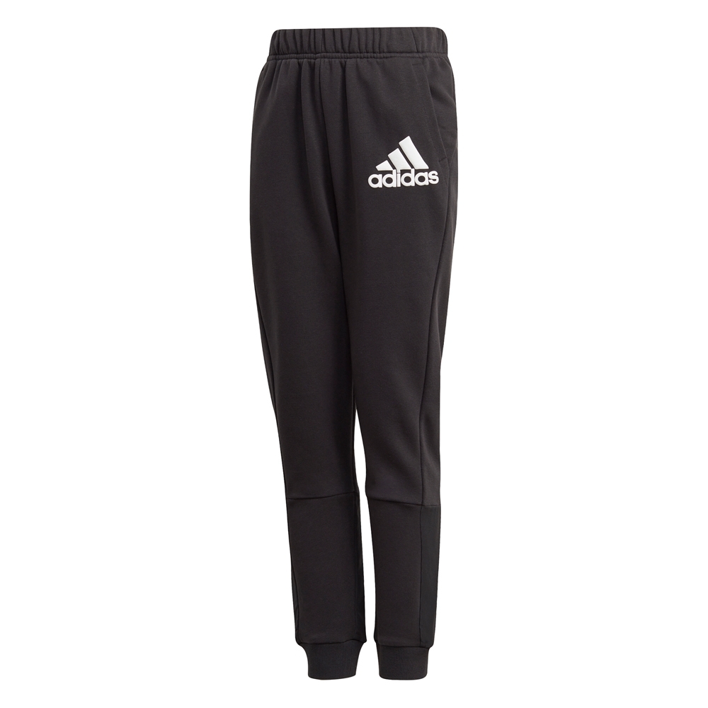 

adidas kids boys pants with puff print performance logo pack of 1- black