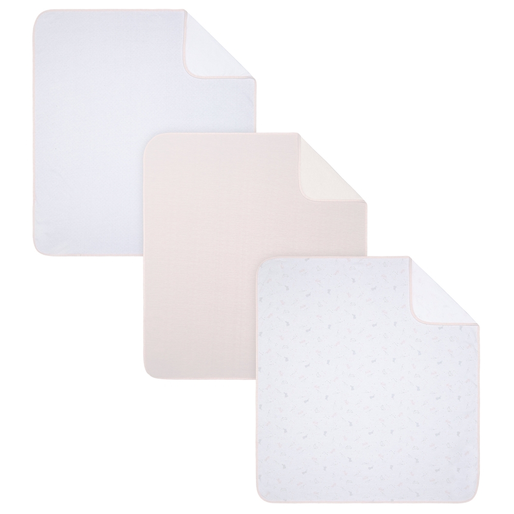 

Mothercare jersey blanket pink pack of 3