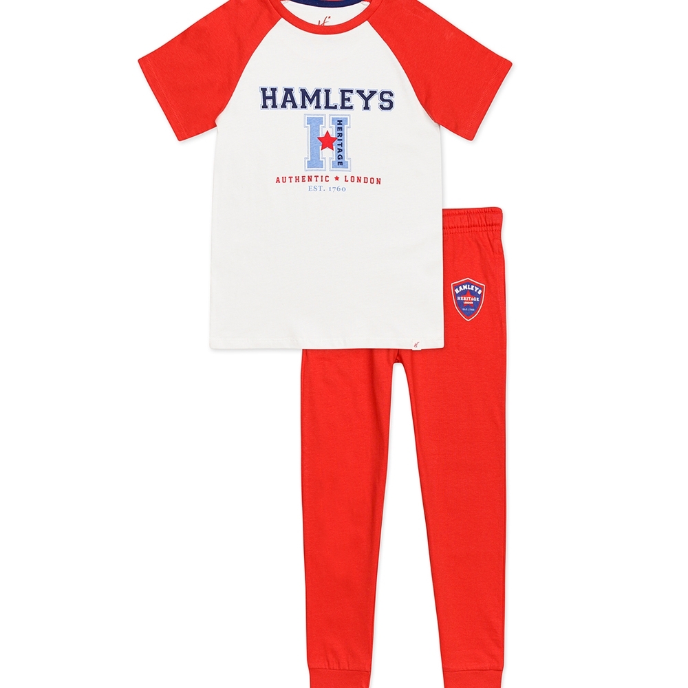 

H by hamleys heritage boys long pyjama set -heritage story pack of 2