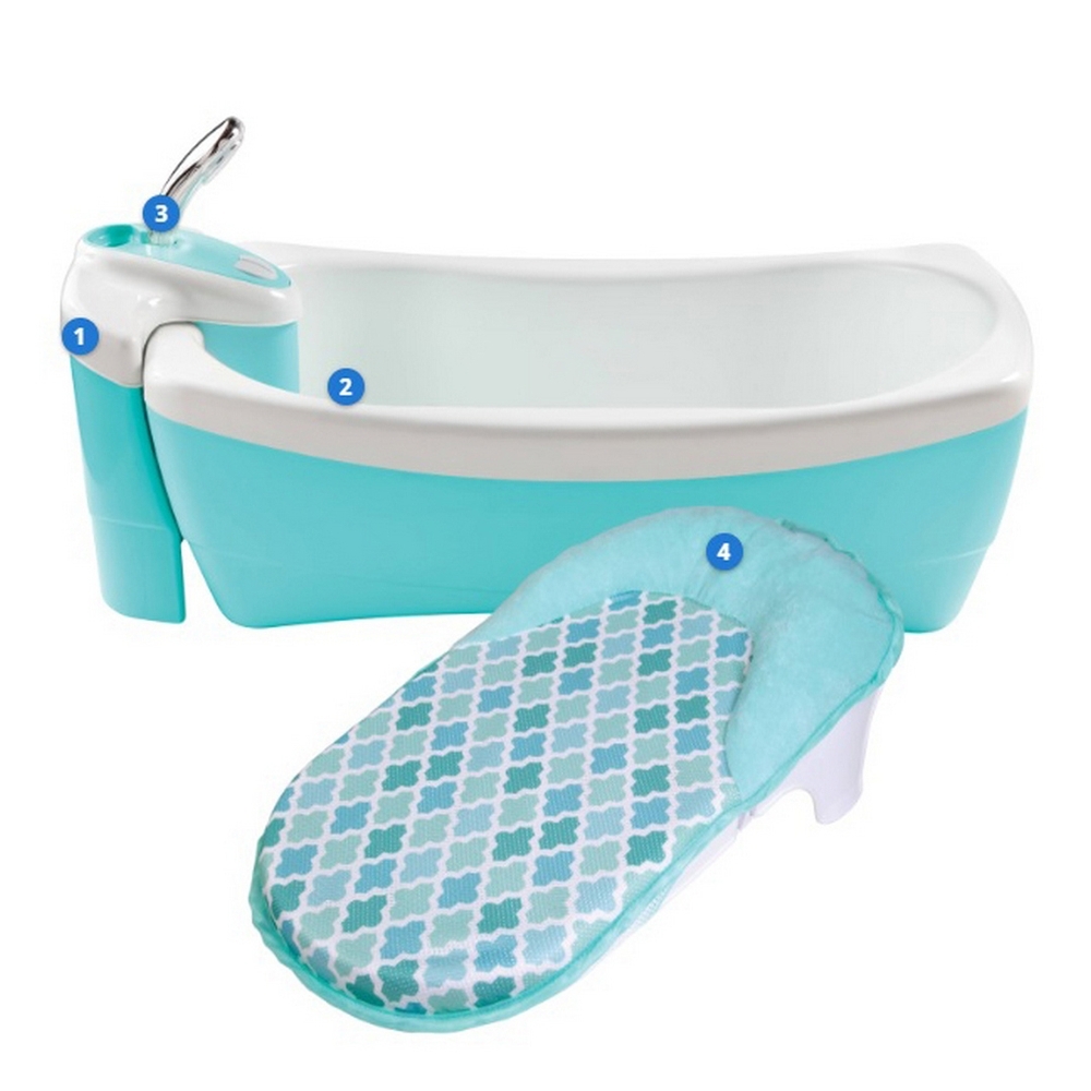 

Summer infant lil' luxuries bath tub blue