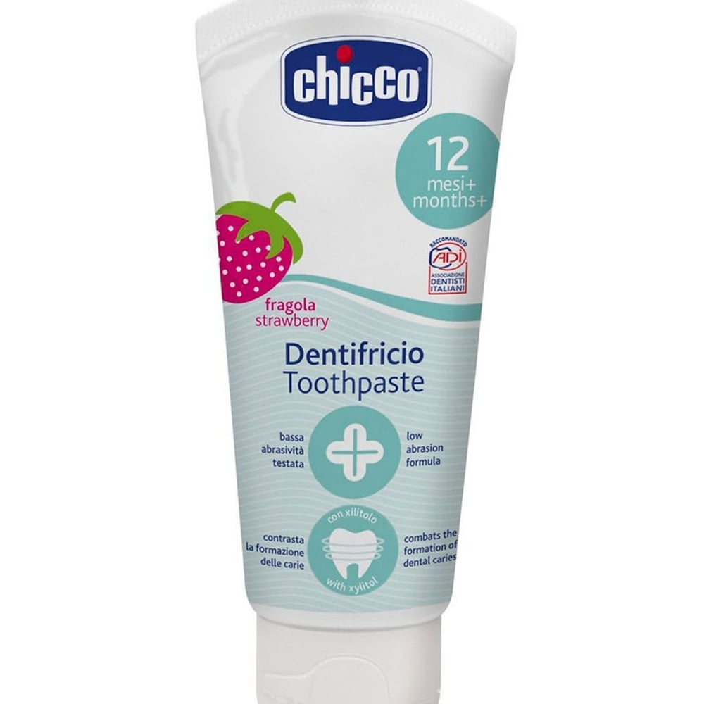 

Chicco strawberry toothpaste for kids pink 50ml