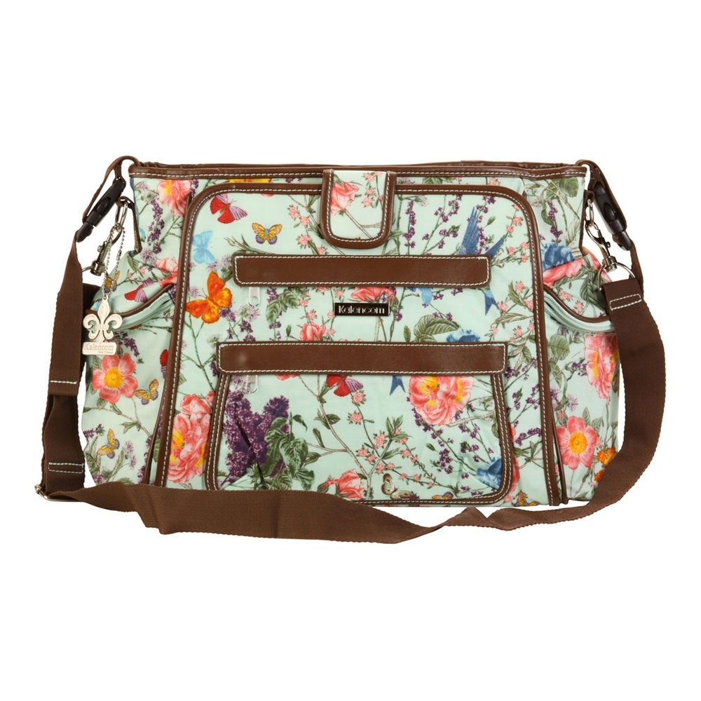 

Kalencom nylon coated nola tote diaper bag navy