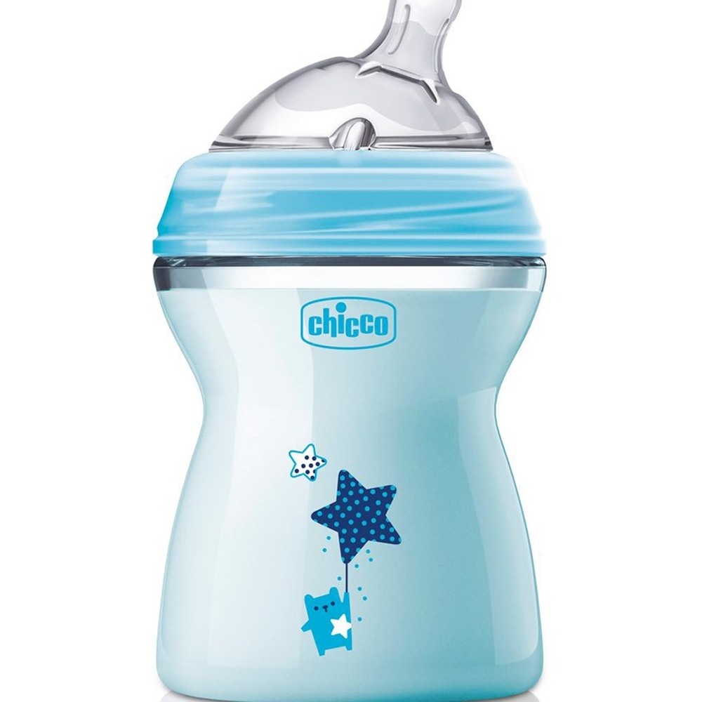 

Chicco natural baby feeding bottle blue Pack of 1 250ml