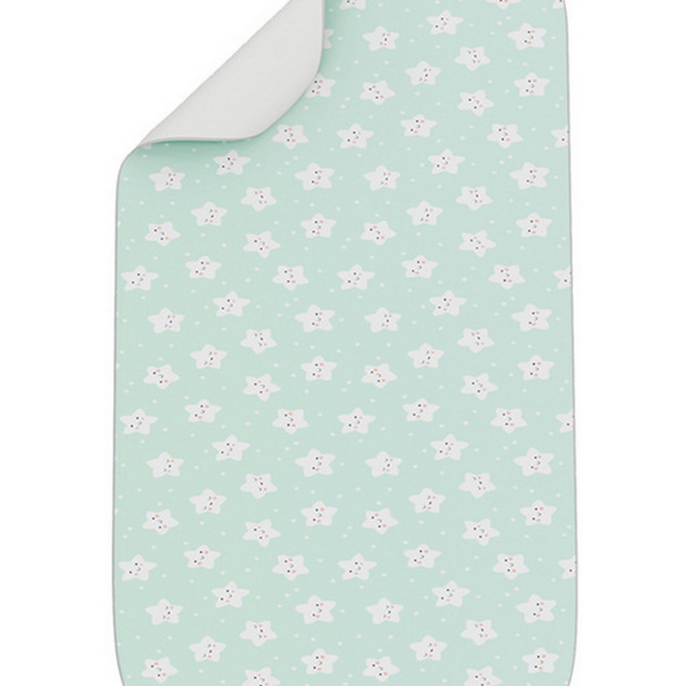 

Fancy fluff bed protector green