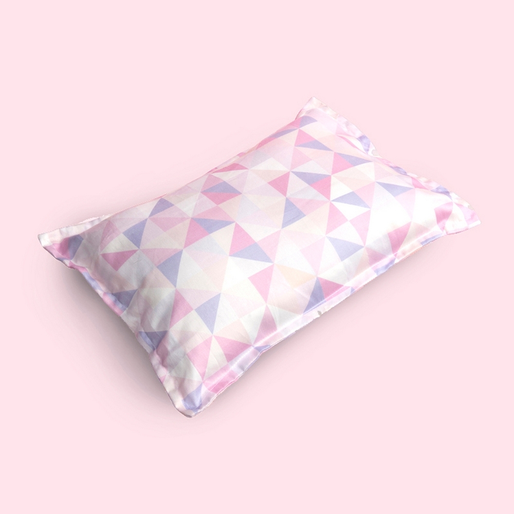 

Fancy fluff unicorn rectangle baby pillow pink