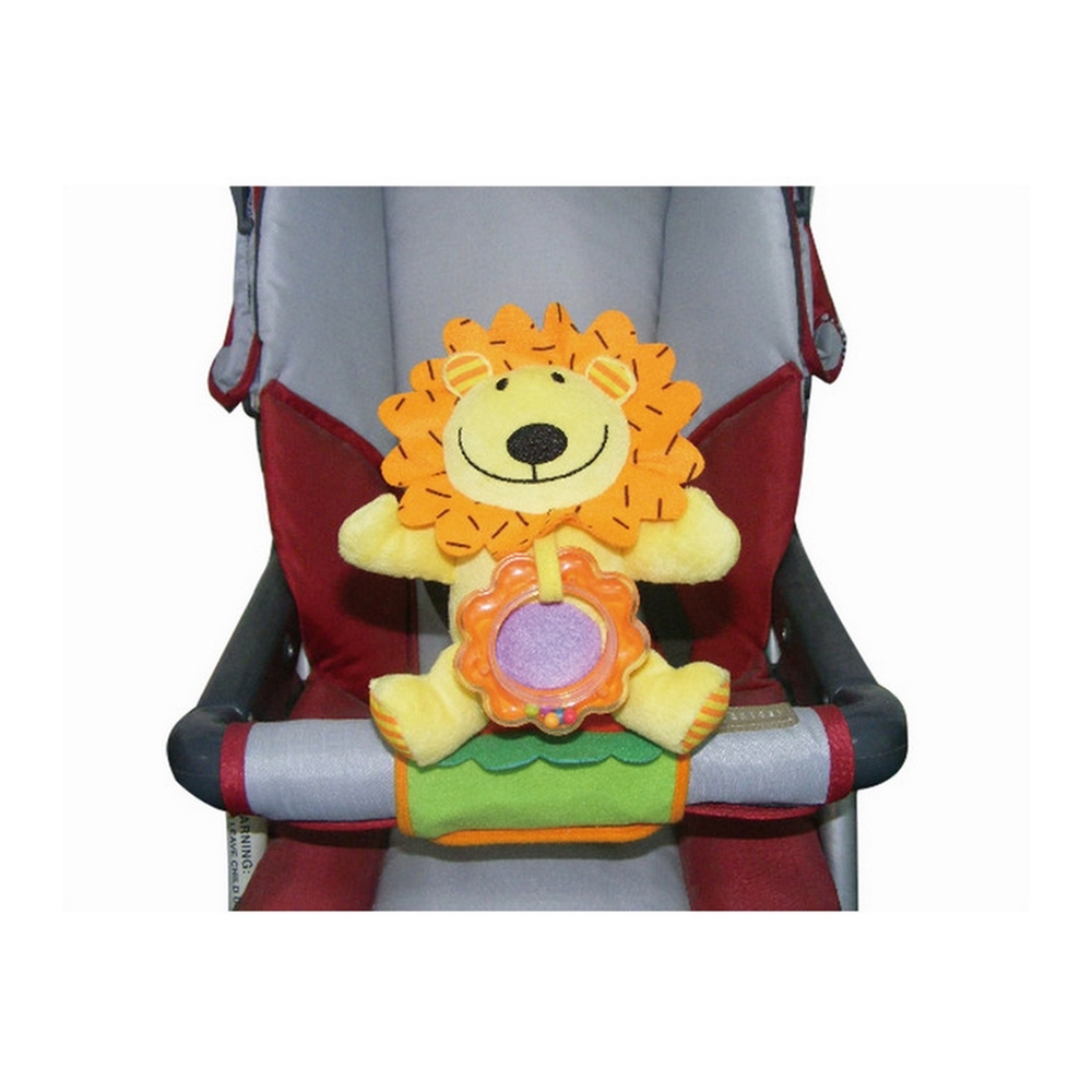 

Biba toys leasy the lion stroller bar toy multicolor