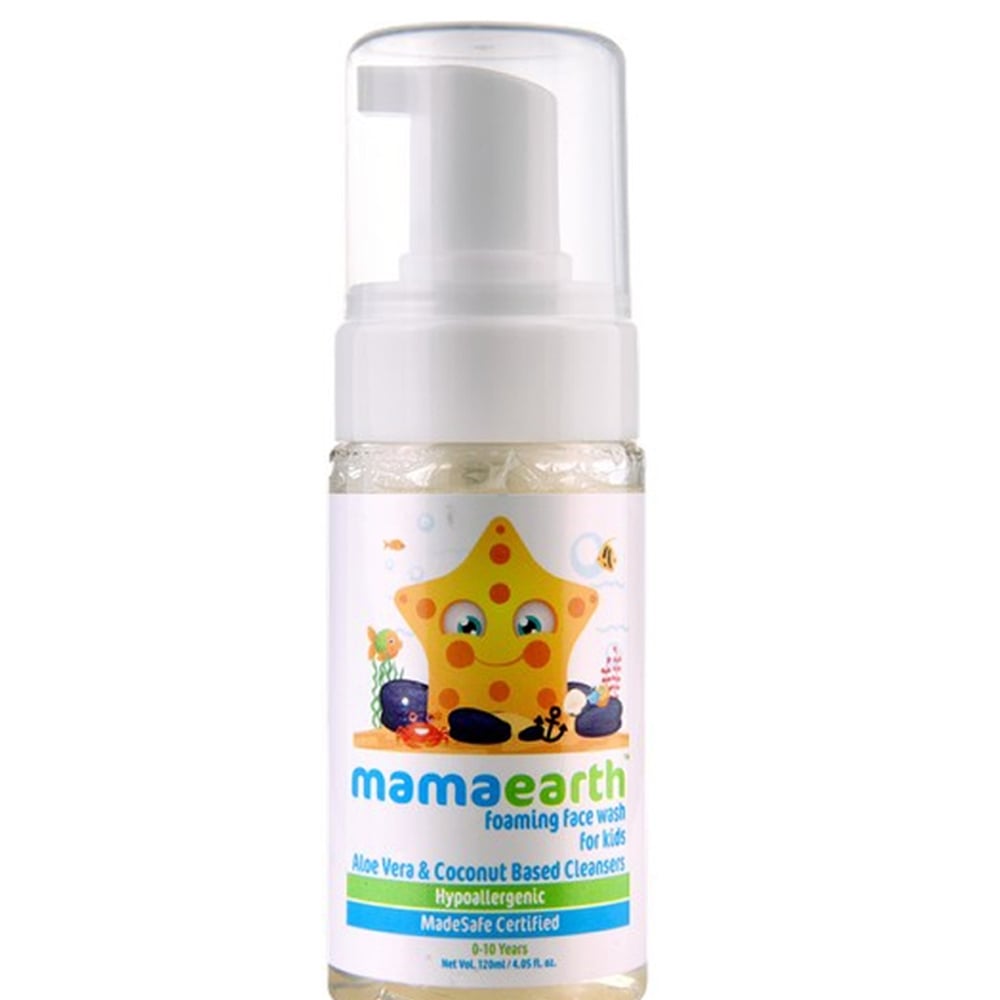 

Mamaearth aloevera&amp coconut baby face wash