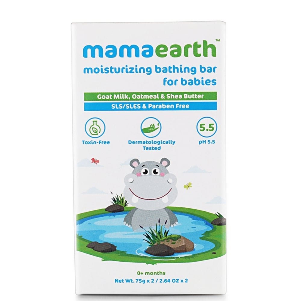 

Mamaearth moisturizing baby soap pack of 2