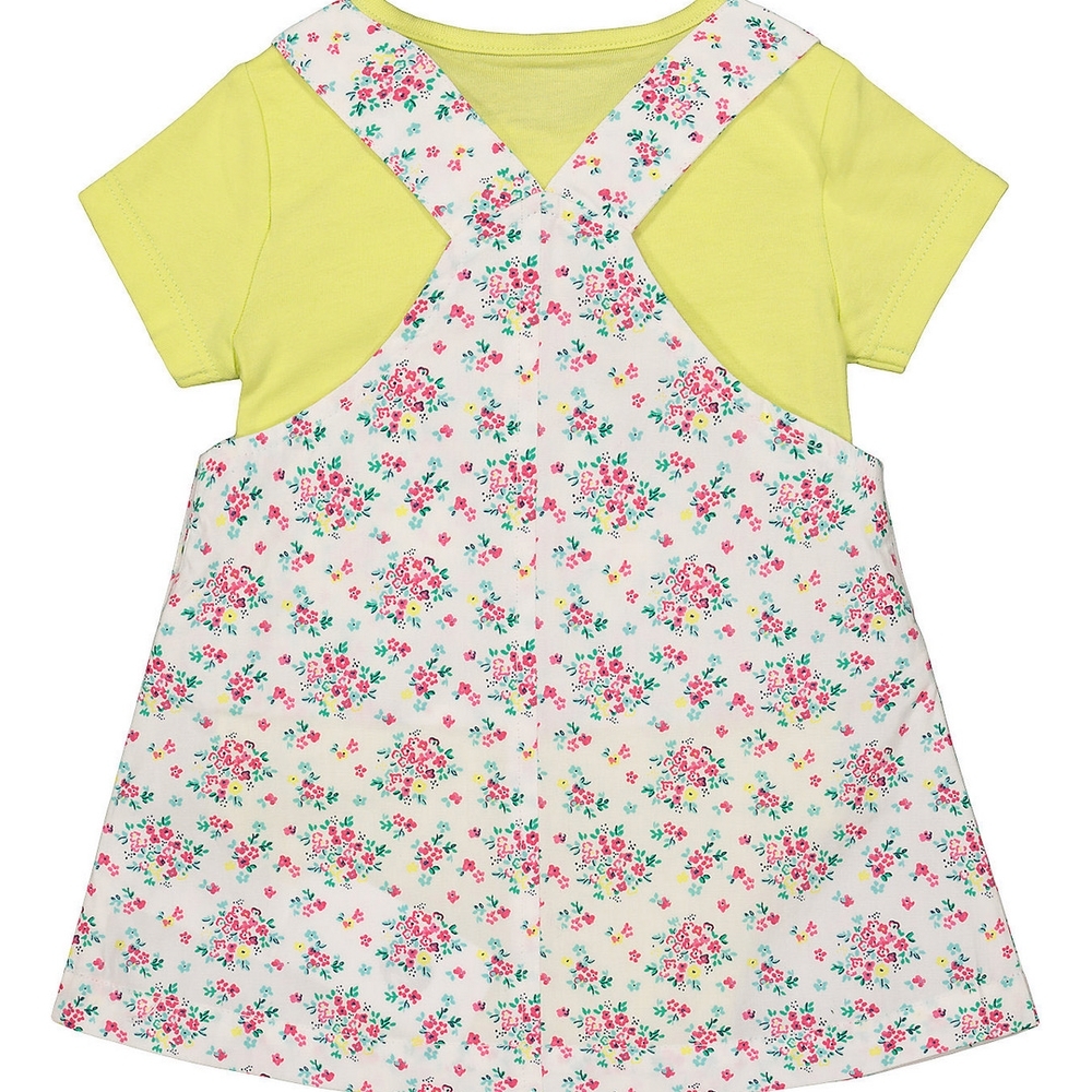 

Girls Half sleeve Casual dress- Multicolored