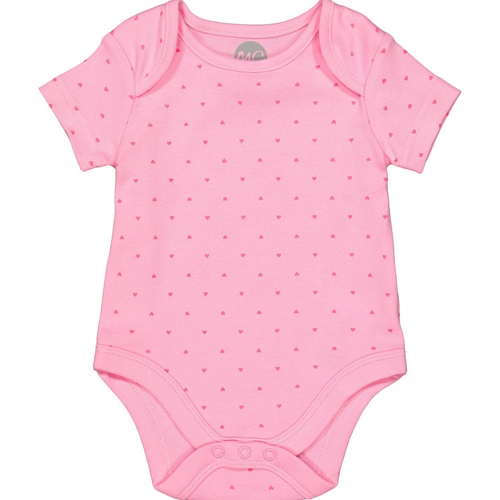 

Girls Half sleeve Bodysuit- Pink